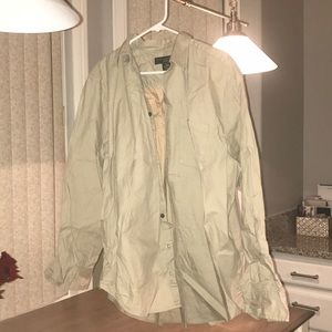 tan long sleeve shirt